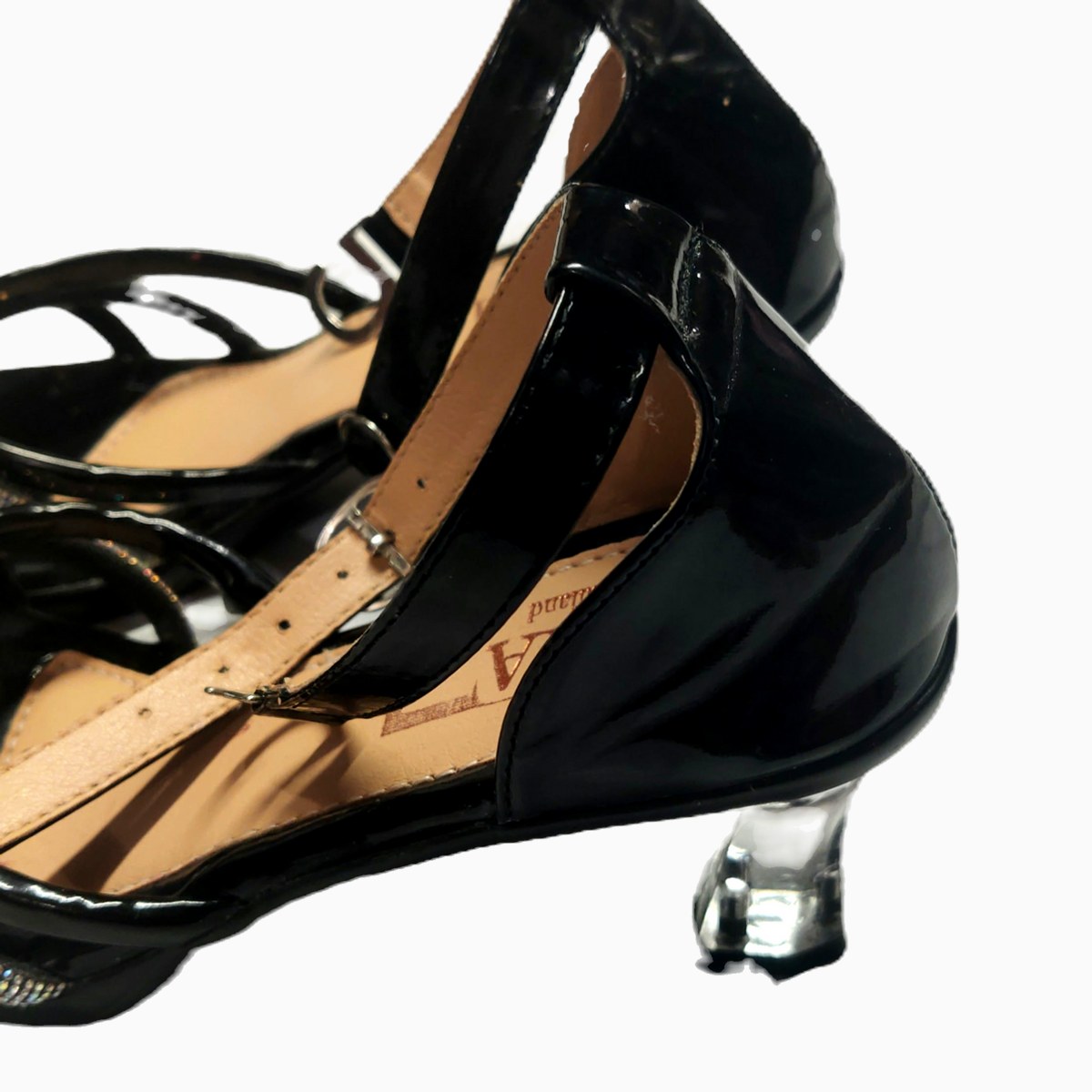 BLACK HEELS | Beautiful Design | Comfortable | Glass Heel Shoes